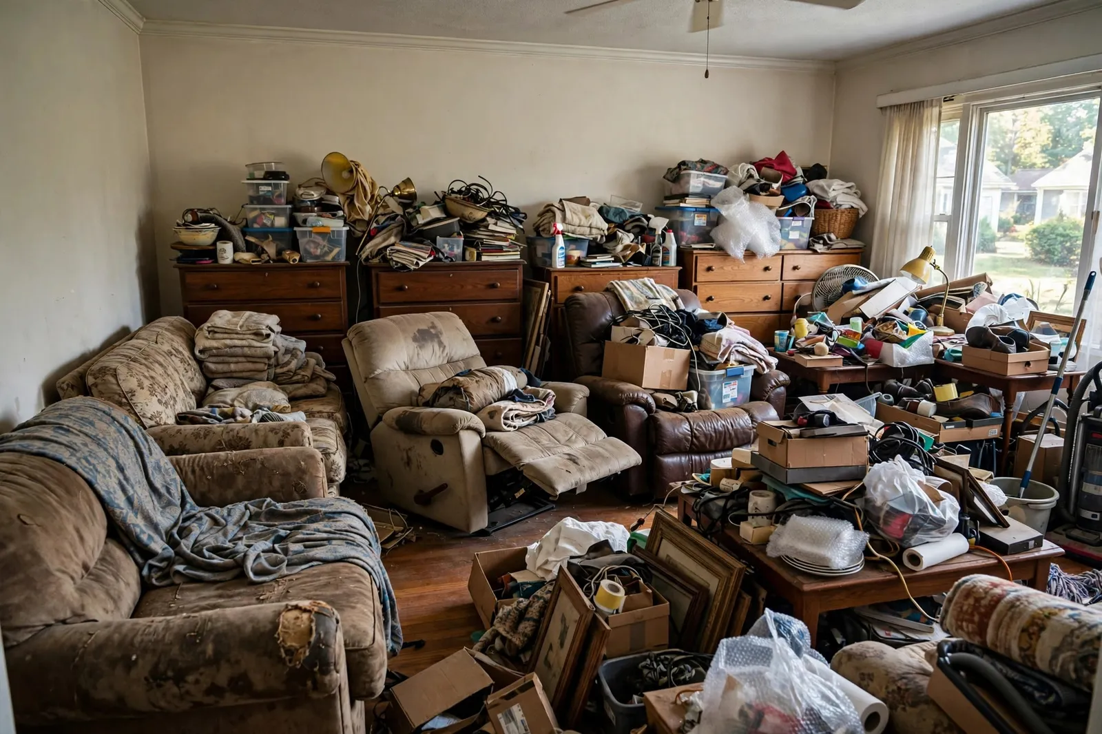 Before photo,  Second Floor Furniture Removal in Carrington, by Waldorf Junk Removal Company
